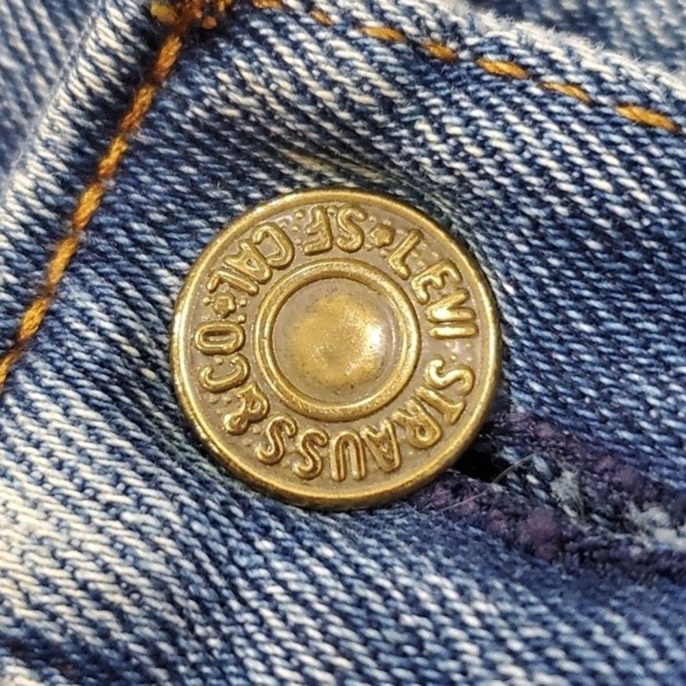 Levi’s 70’s Vintage 573 Orange Tab High Rise Jeans Size W29 L34 - Picture 10 of 16